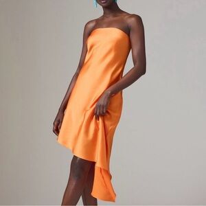 Hutch Orange Strapless Dress